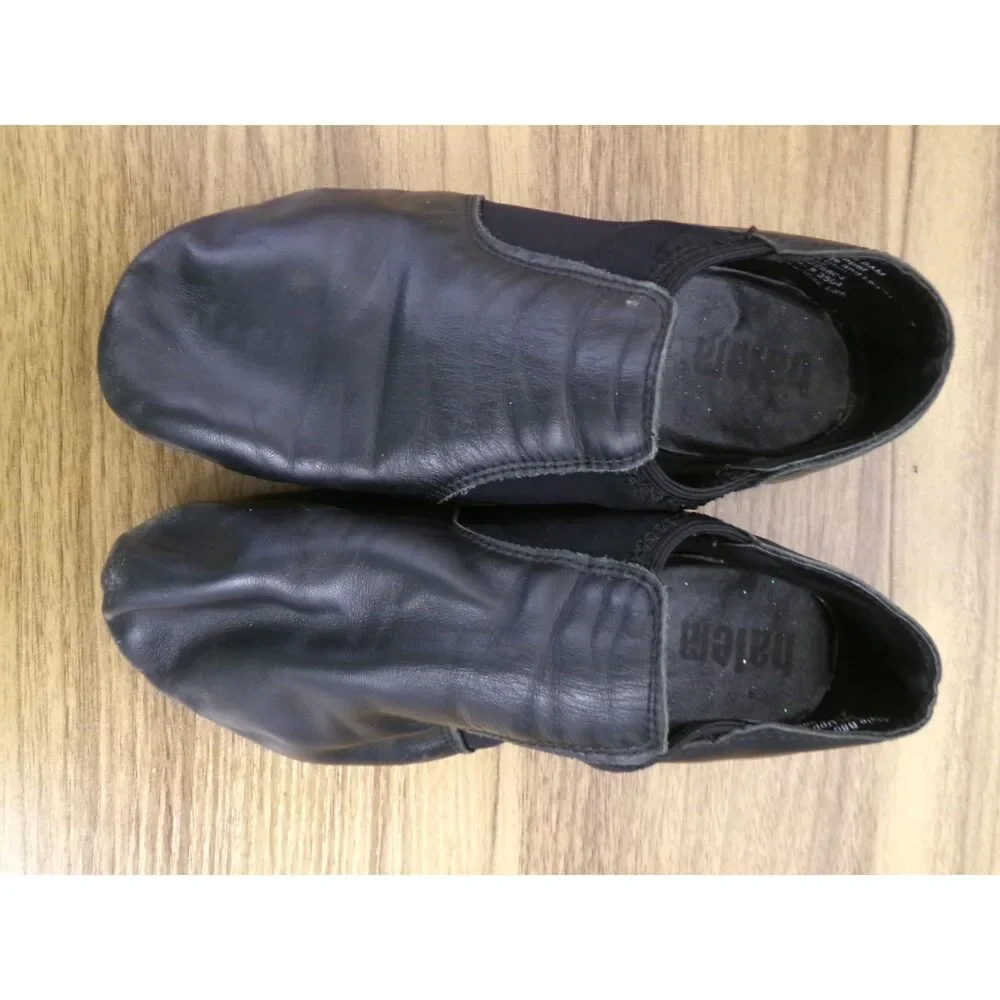 Pre-Owned Dance Dance Shoes Balera Adult 5M Side Elastic Leather Slip On